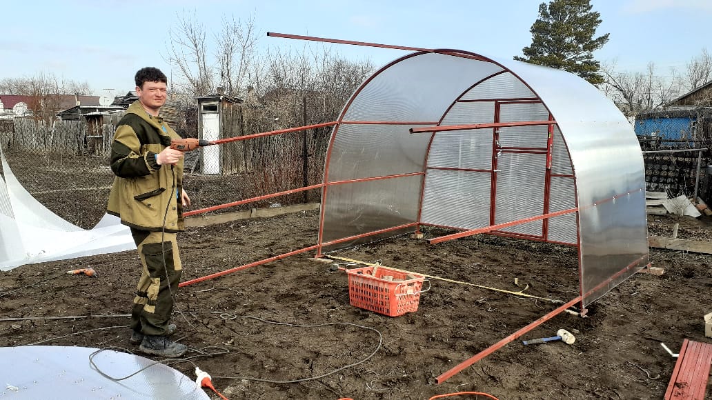 Greenhouse Kraft - Теплицы из поликарбоната в рассрочку, установка ...